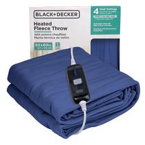 Manta aquecida BLACK+DECKER Fleece 127x152 cm 4 níveis Manta aquecida BLACK+DECKER Fleece 127x152 cm 4 níveis