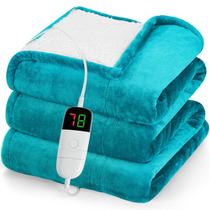 Manta aquecida greenoak Electric Throw 127x152cm Aqua Green Manta aquecida greenoak Electric Throw 127x152cm Aqua Green