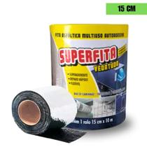 Manta Asfaltica Aluminizada 15Cm X 10M - Superfita Manta Asfaltica Aluminizada 15Cm X 10M - Superfita