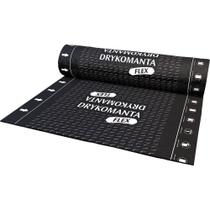 Manta Asfáltica Para Impermeabilização, 1 m x 10 m, 3 mm, com Poliéster, Drykomanta Flex, Pr3pp, Dryko Preta Manta Asfáltica Para Impermeabilização, 1 m x 10 m, 3 mm, com Poliéster, Drykomanta Flex, Pr3pp, Dryko Preta