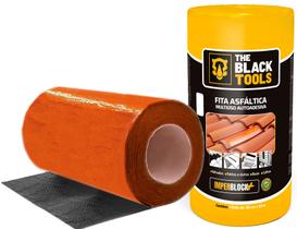Manta Asfáltica Terracota Telhado Auto Adesiva- 30cm X 10m