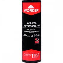 Manta Autoadesiva C/ Alumínio Flex. 45cmx10m Worker - 460125 Manta Autoadesiva C/ Alumínio Flex. 45cmx10m Worker - 460125