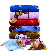 Manta aveludada cobertor para pets mantinha confortável