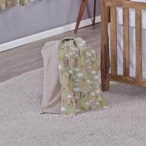 Manta Baby Cobertor Bebe Dupla Face Menino Menina 1,15 X