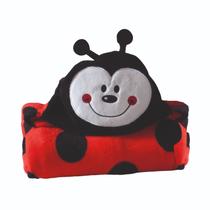 Manta Baby com Capuz - Joaninha Manta Baby com Capuz - Joaninha