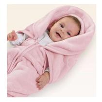Manta Baby Sac (saco De Dormir E Cobertor) Da Jolitex Rosa