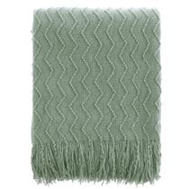 Manta BATTILO HOME Sage Green Tricotada 50x60cm