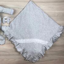 Manta Bebê Avulsa Malha Algodão Macio e Aconchegante