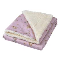 MANTA BEBE BABY JOY SHERPA 70 CM X 90 CM cor: ursa rosa