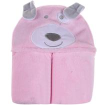 Manta Bebê com Capuz 75x90 Flannel com Aplique e Bordado Manta Bebê com Capuz 75x90 Flannel com Aplique e Bordado