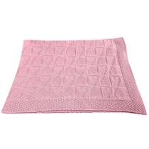 Manta Bebê De Tricô Tricot Saída De Maternidade Quentinha