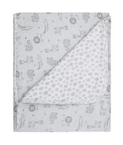 Manta Bebê Flanelada Dupla Face Selvinha 90 X 80Cm Papi