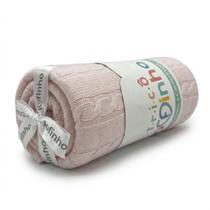 Manta Bebê Fofinho Rosa Tricot Macia Conforto Aconchego Bebê Manta Bebê Fofinho Rosa Tricot Macia Conforto Aconchego Bebê