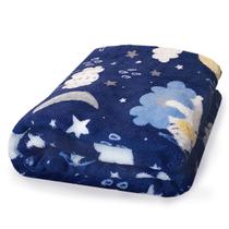 Manta Bebe infantil Berço Soft Antialerfgica Menino Urso Azul Enxoval 100 Microfibra Passeio Viagem