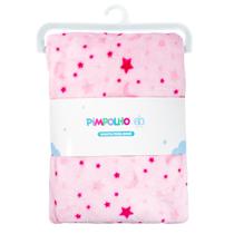 Manta Bebê Infantil Macia Linda Cor Estrelas Rosa Pimpolho