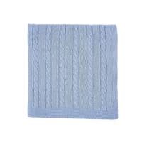 Manta Bebê Masculino Tranca Azul Fofinho