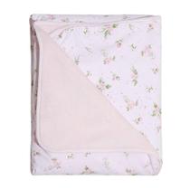 Manta Bebê Microfibra Flores 85X75Cm