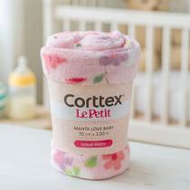 Manta Bebê Microfibra Love Baby Mantinha Soft Macia Meninas Estampas:Arco Iris