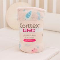 Manta Bebê Microfibra Love Baby Mantinha Soft Macia Meninas Estampas:Arco Iris