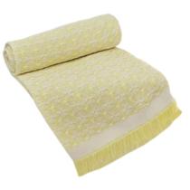 Manta Bebê Primavera Térmica 100% Algodão 110x90 - Baby TexNew Cor:Amarela