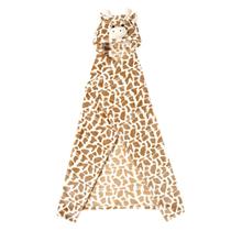 Manta Bebê TipTop Cobertor Capuz Girafa 83x79 cm Marrom 1182