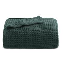 Manta Bedsure 100% algodão Twin XL verde escuro