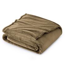 Manta Bedsure GentleSoft de Forro Polar 130x150 cm Camel