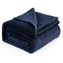 Manta Bedsure GentleSoft de Forro Polar para Cama California, Azul Marino Manta Bedsure GentleSoft de Forro Polar para Cama California, Azul Marino