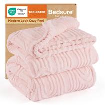 Manta Bedsure GentleSoft de Franela para Cama Queen en Rosa