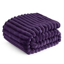 Manta Bedsure GentleSoft Polar Morada 150x200 cm para Sofá Manta Bedsure GentleSoft Polar Morada 150x200 cm para Sofá