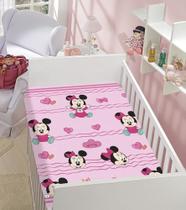 Manta Berço Bebê Soft Disney Minnie Licenciado jolitex