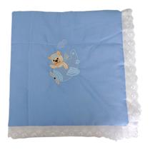 Manta Bordada De Fustão Acolchoada Ref. 1040 Tamanho 90Cm X 75Cm Variação Bordado Urso Tema:Avião Manta Bordada De Fustão Acolchoada Ref. 1040 Tamanho 90Cm X 75Cm Variação Bordado Urso Tema:Avião