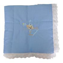 Manta Bordada De Fustão Acolchoada Ref. 1040 Tamanho 90Cm X 75Cm Variação Bordado Urso Tema:Barco Manta Bordada De Fustão Acolchoada Ref. 1040 Tamanho 90Cm X 75Cm Variação Bordado Urso Tema:Barco