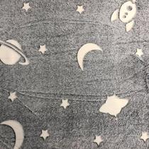 Manta Brilha No Escuro Lua Estrela Infantil Coberta Infantil