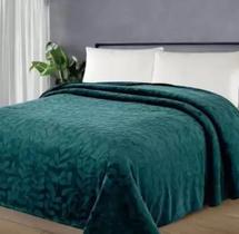 Manta Cama King Folhas 220x240m Diversas - Habitat