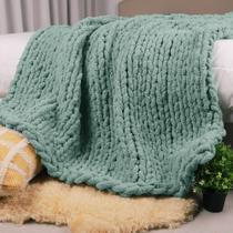 Manta Carriediosa Chunky Knit 100% Chenille 130x150cm Manta Carriediosa Chunky Knit 100% Chenille 130x150cm