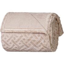 Manta Casal Brushed New Microfibra Flannel 100% Poliéster 180x230 Linho
