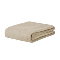 Manta Casal Cobertor Coberta Microfibra Soft Caqui