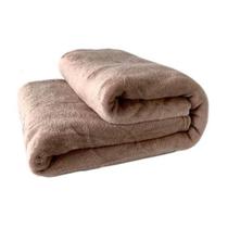 Manta Casal Cobertor Home Design Mantinha Soft Microfibra Avelã