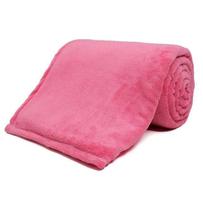Manta Casal Cobertor Home Design Mantinha Soft Microfibra Rosê