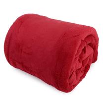Manta Casal Corttex Home Design 180x220cm Vermelha - 700747
