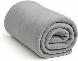 Manta Casal de Microfibra Fleece Cobertor Macio e Quentinho, Dupla Face, 1,80m x 2,00m