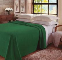 Manta Casal em Poliéster Verde Bandeira Jolitex Manta Casal em Poliéster Verde Bandeira Jolitex