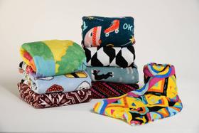 Manta casal estampado