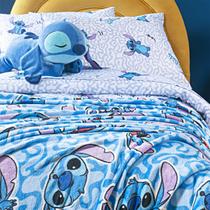 Manta Casal Flannel Stitch Divertido Disney