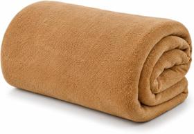Manta Casal Fleece Microfibra Marrom Clara Toque Macio 2,00m x 1,80m Cobertor Soft Anti Alérgico Quentinha para Sofá e Cama Manta Casal Fleece Microfibra Marrom Clara Toque Macio 2,00m x 1,80m Cobertor Soft Anti Alérgico Quentinha para Sofá e Cama