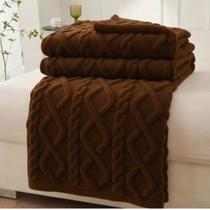 Manta Casal Sherpa Glamour Cobertor Microfibra Coberta Aveludado Macia Para Sofa 210 X 190