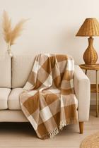 Manta Casal sofa Crú 180 X 240 Gigante 100 Algodao sofa cama , decorativa, luxo, poltrona, sitio casa, apto