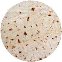 Manta CASOFU Burritos Tortilla 71 em flanela bege