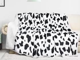 Manta Catalonia Cow Print Sherpa Fleece 150x200cm Manta Catalonia Cow Print Sherpa Fleece 150x200cm